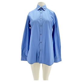Autre Marque Camicia in cotone blu Dirty Laundry M Blu