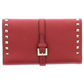 Valentino Garavani Astuccio per gioielli rosso in pelle Rosso