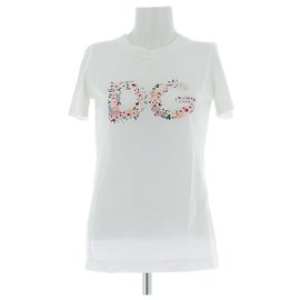 T-shirt bianco in cotone Dolce & Gabbana Bianco