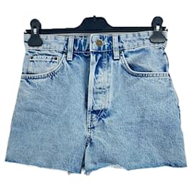 SéZane-Short denim-Blue