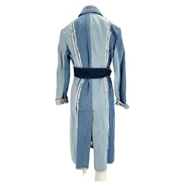 Tod's-Denim trench coat-Blue