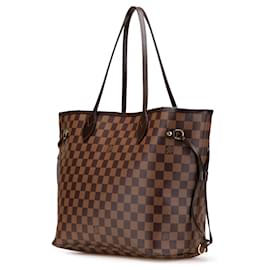 Louis Vuitton-Louis Vuitton Brown Damier Ebene Neverfull MM-Brown