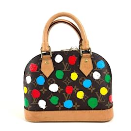 Louis Vuitton-Louis Vuitton Monogram Painted Dot Yayoi Kusama Alma BB Bag-Brown,Multiple colors