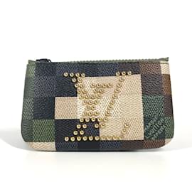 Louis Vuitton-Louis Vuitton Damier Pop Pochette Cle Wallet-Khaki