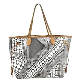 Louis Vuitton-Louis Vuitton Monogram Pumpkin Dot Neverfull MM Bag-Brown,White,Monogram