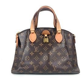 Louis Vuitton Monogram Rivoli PM Tote Bag Brown Monogram