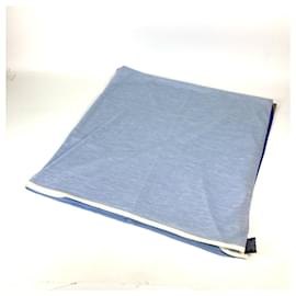 Hermès-Hermes Epi Carre Geant 120 Large Shawl-Blue