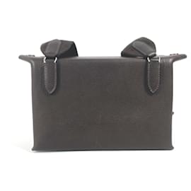 Hermès-Pochette épaule en cuir Togo Hermes-Marron foncé