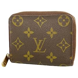 Louis Vuitton-Louis Vuitton Monogram Zippy Coin Purse-Brown