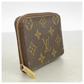 Louis Vuitton-Louis Vuitton Monogram Zippy Coin Purse-Brown