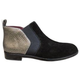 Bottines Marc by Marc Jacobs Noires en Daim Noir