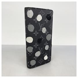 Louis Vuitton-Portefeuille Long Louis Vuitton Monogram Eclipse-Noir