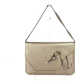 Hermès-Sac à main épaule Hermes 2005-Doré