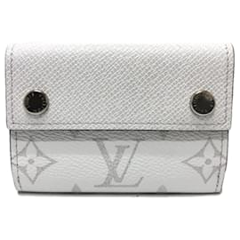 Louis Vuitton-Portefeuille Compact Discovery Monogram Louis Vuitton-Blanc,Monogramme