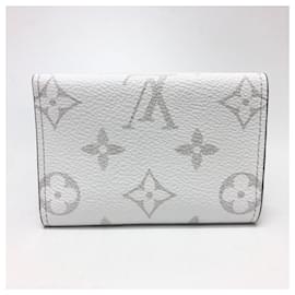 Louis Vuitton-Portefeuille Compact Discovery Monogram Louis Vuitton-Blanc,Monogramme