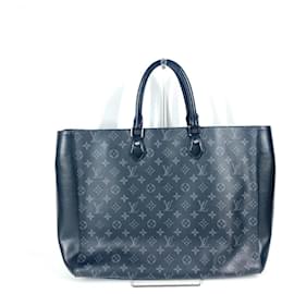 Louis Vuitton-Sac Grand Sack Monogram Eclipse Louis Vuitton-Noir,Monogramme