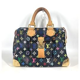 Louis Vuitton-Louis Vuitton Monogram Multicolor Speedy 30 Mini Boston Bag-Black,Multiple colors,Monogram