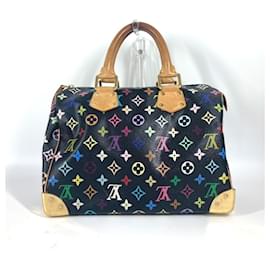 Louis Vuitton-Louis Vuitton Monogram Multicolor Speedy 30 Mini Boston Bag-Black,Multiple colors,Monogram