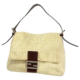 Fendi-Sac à main Fendi Zucca Mamma Bucket-Marron,Beige