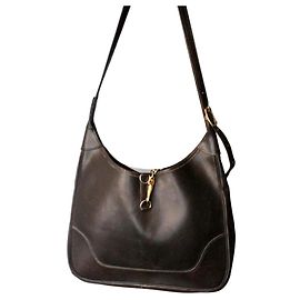 Hermès Trim Handbag Brown Box Leather Brown