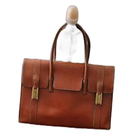 Hermès bolso de mano Drag en cuero camel Camello