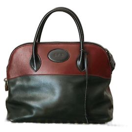 Hermès Bolide 35 Bolsa de mão em couro tricolor Multicor