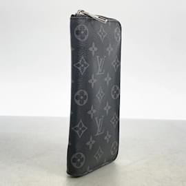 Louis Vuitton-Portefeuille Long Louis Vuitton Monogram Eclipse-Noir