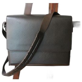 Louis Vuitton Borsa a Spalla Fonzie in Pelle Marrone Monogramma Marrone