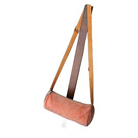 Borsa Céline in suede rosa con logo Triomphe Rosa