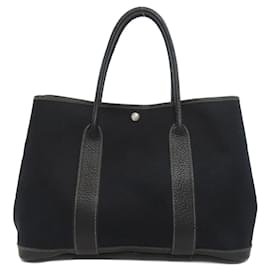 Hermès-Sac Tote PM Hermes Garden-Noir