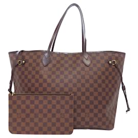 Louis Vuitton-Louis Vuitton Damier Canvas Neverfull GM Tote Bag-Damier ebene