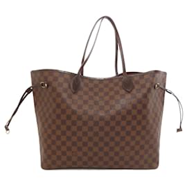 Louis Vuitton-Louis Vuitton Damier Canvas Neverfull GM Tote Bag-Damier ebene