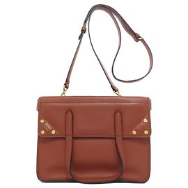 Borsa a Spalla Fendi Flip Small Marrone