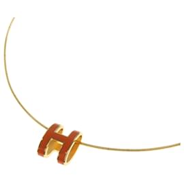 Hermès-Hermes Pop H Necklace for Women-Golden