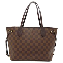 Louis Vuitton-Louis Vuitton Damier Canvas Neverfull PM Tote Bag-Damier ebene