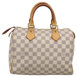 Louis Vuitton-LOUIS VUITTON Damier Azur Speedy 25 Hand Bag N41534 LV Auth 123667-Other
