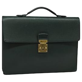 Louis Vuitton-LOUIS VUITTON Taiga Serviette Kourad Business Bag Epicea M30074 LV Auth bs25415-Other