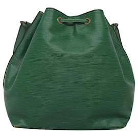 Louis Vuitton-LOUIS VUITTON Epi Petit Noe Shoulder Bag Green M44104 LV Auth 120594-Green