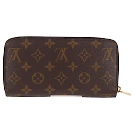 Louis Vuitton-LOUIS VUITTON Monogram Zippy Wallet Long Wallet Fuchsia M41895 LV Auth 122092A-Fuschia,Monogram