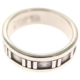 Autre Marque-TIFFANY&Co. Atlas Ring Ag925 Silver Auth 119914-Silvery