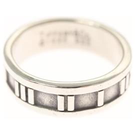 Autre Marque-TIFFANY&Co. Atlas Ring Ag925 Silver Auth 119914-Silvery