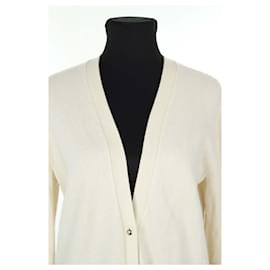 Eric Bompard-Cashmere cardigan-Cream