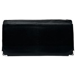 Vintage Cartier Leather Card Holder Id Holder black Black