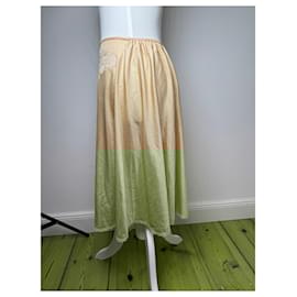 Dior-DIOR Skirts T.international L Silk-Golden