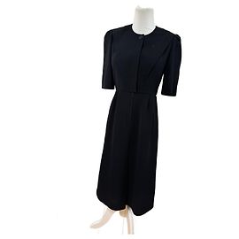 Autre Marque Vintage Japanisches Kleid schwarz S Schwarz