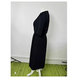 Autre Marque-NON SIGNE / UNSIGNED Dresses T.international S Wool-Black
