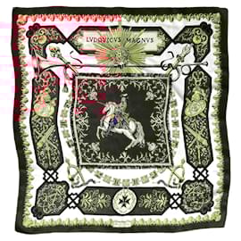 Hermès-Silk scarves-Dark red