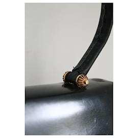 Hermès-Handbags-Navy blue