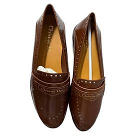 mocassins Dior 35 neuf Marron