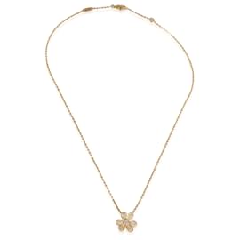 Van Cleef & Arpels-Van Cleef & Arpels Yellow Gold Diamond Mini Model Frivole Pendant-Other